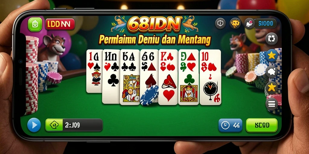 Tampilan gameplay seru di 68IDN dengan pemain bersaing.