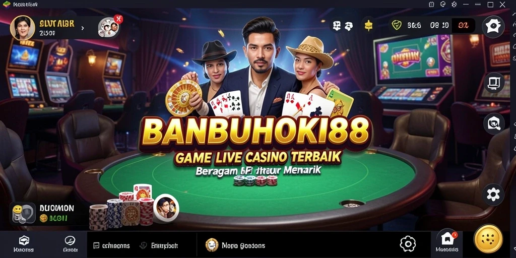 Tampilan gameplay Live Casino yang menarik di BANBUHOKI88.