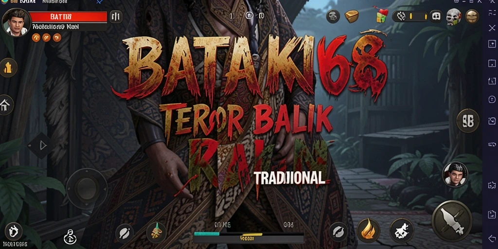 Screenshot menampilkan gameplay menegangkan dari BATIK168 dengan suasana yang mencekam.