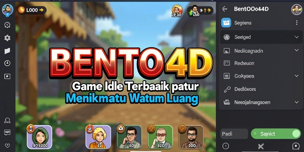 Tampilan gameplay BENTO4D yang menarik dan menawan.