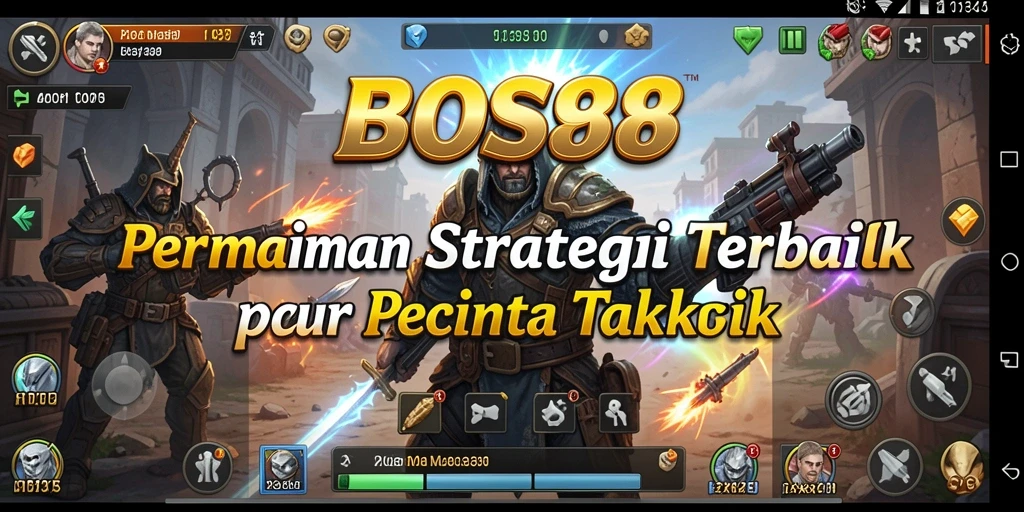 Tangkapan layar gameplay <strong>BOS88</strong> menunjukkan aksi taktis yang mendebarkan.