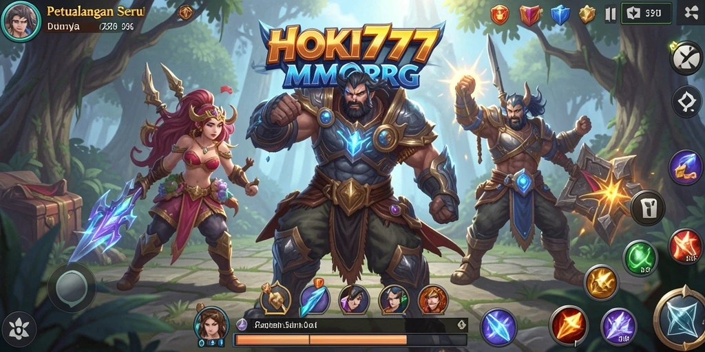 Tampilan gameplay HOKI777 dengan petualangan seru dan grafis yang memikat.