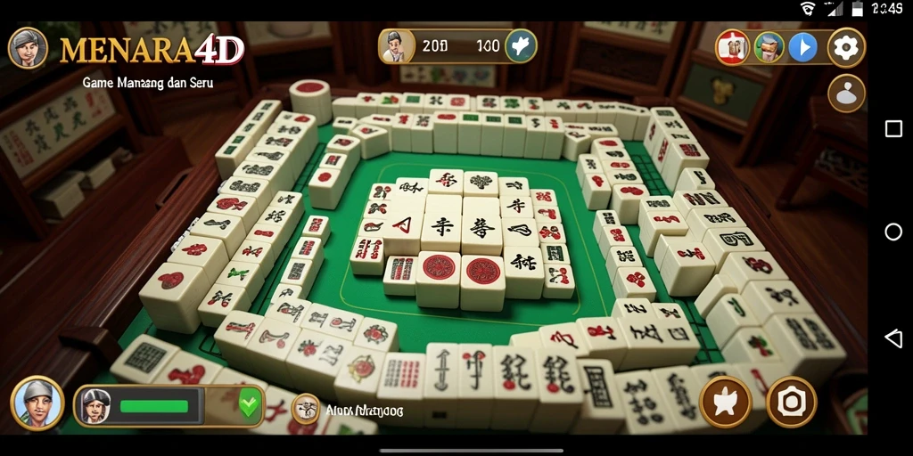 Tampilan gameplay MENARA4D yang menakjubkan dan penuh tantangan.