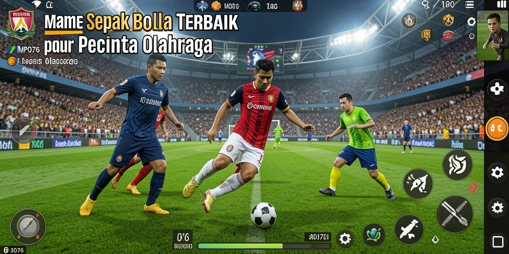 Gameplay seru dengan grafis sepak bola yang memukau.