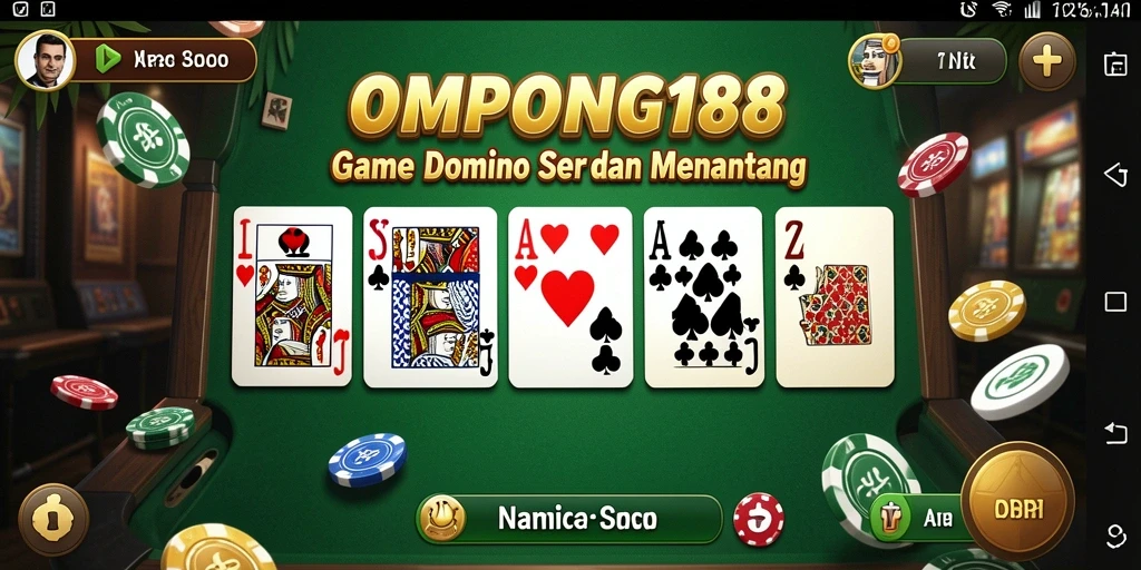 Gameplay seru OMPONG188 dengan grafis menarik dan interaksi sosial.