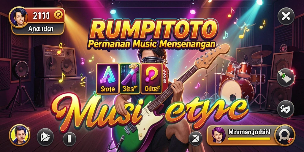 Tampilan gameplay RUMPITOTO yang penuh warna dan menarik.