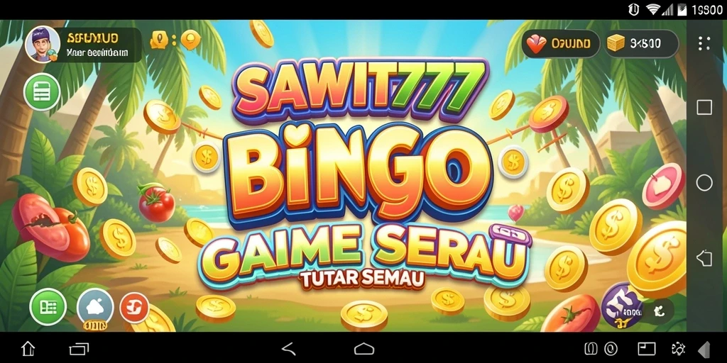 Tampilan seru gameplay Bingo SAWIT777 yang mengasyikkan.