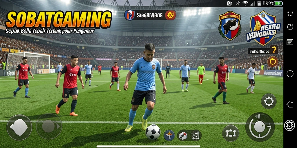 Tampilan permainan SOBATGAMING yang realistis dan seru.