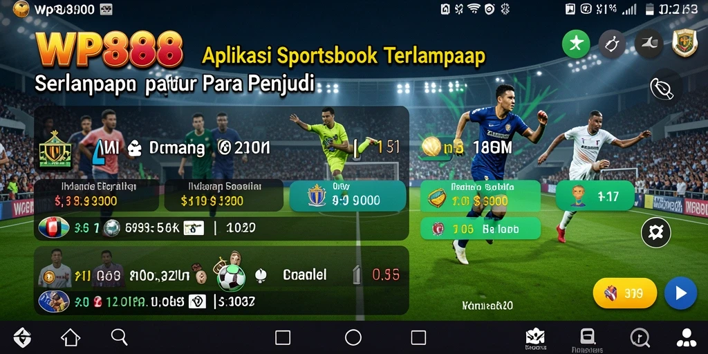 Tampilan gameplay WP888 yang menarik dan interaktif dalam taruhan sportsbook.
