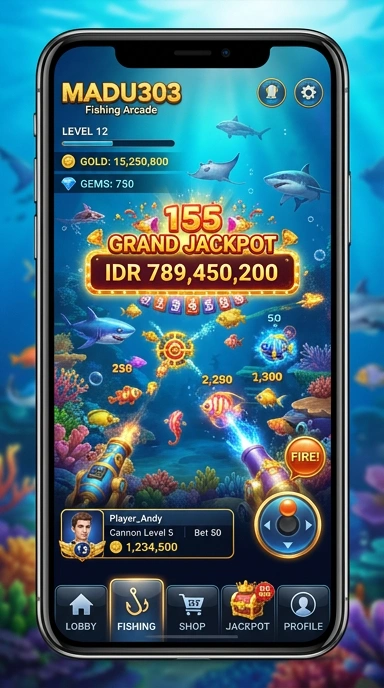 Screenshot kategori aplikasi yang beragam di madu303.